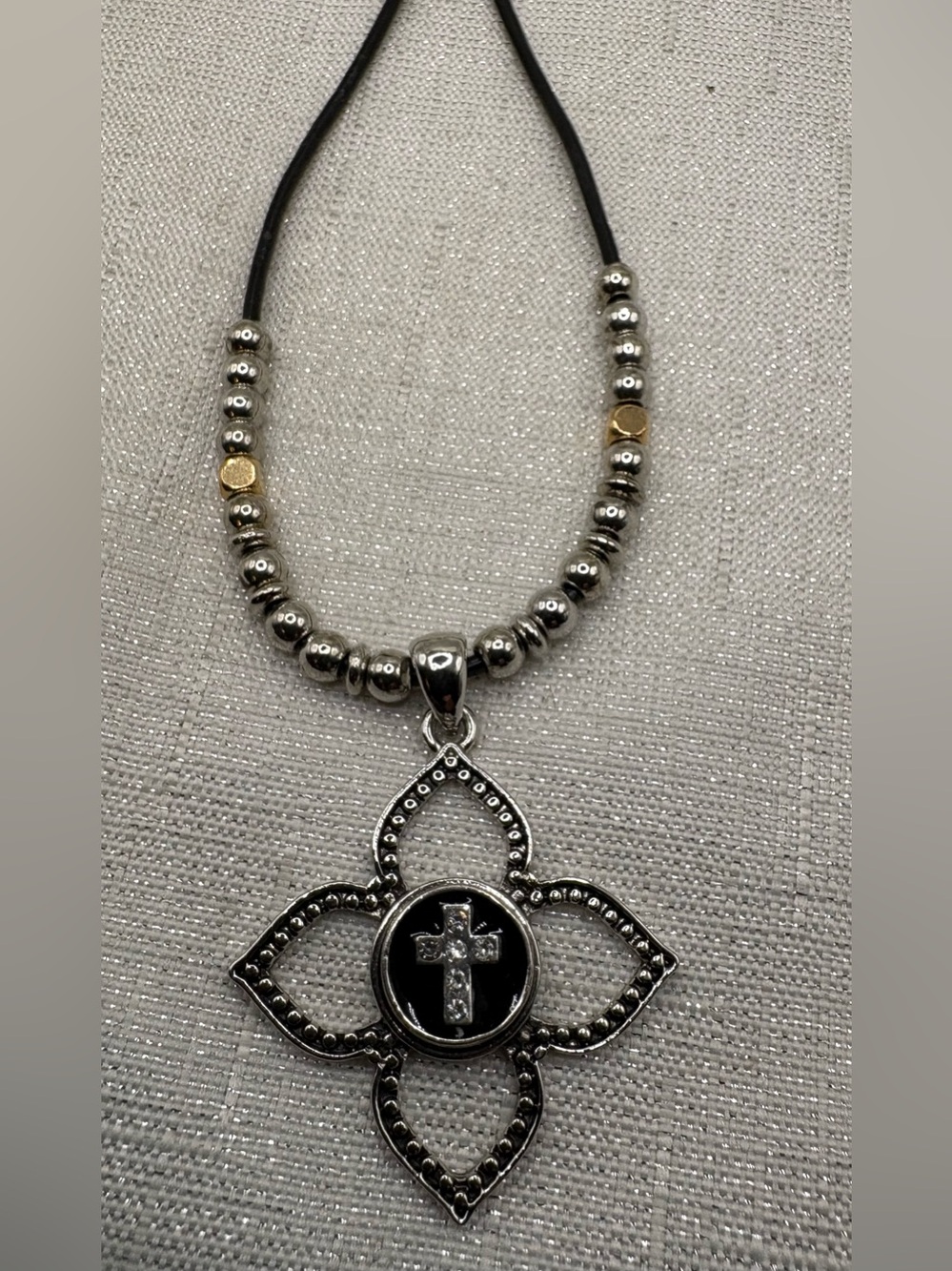 PETITE CHARM - Leather & Bead - Ginger Snaps & Co. Necklace and Charm 12mm/13mm